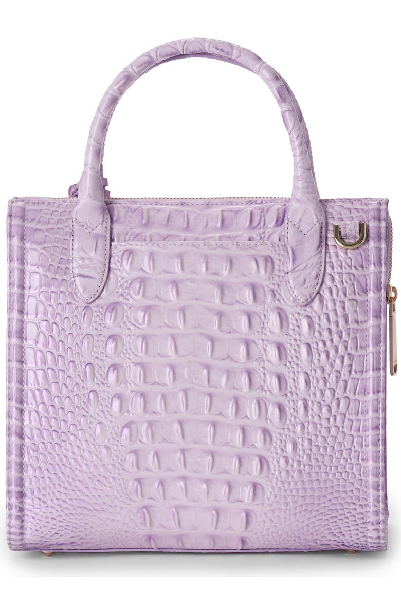 Brahmin Small Caroline Croc Embossed Leather Satchel, Alternate, color,
