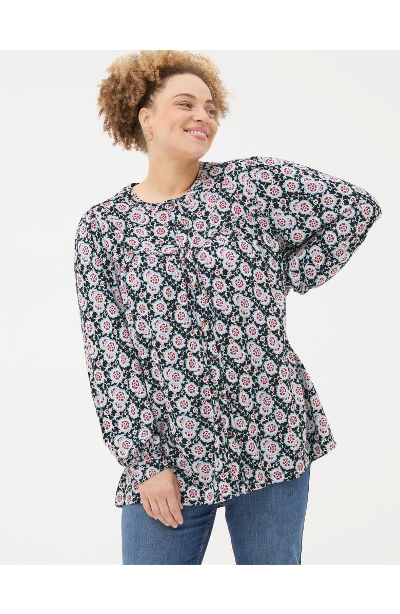 FatFace Women's Plus Size Jodie Wild Floral Tunic, Main, color, 