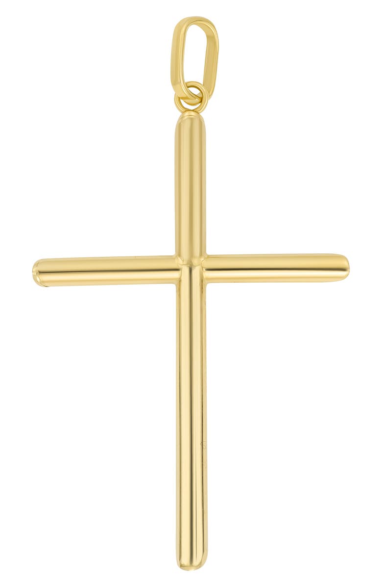 Bony Levy Men's 14K Gold Cross Enhancer, Alternate, color, 14K Yellow Gold