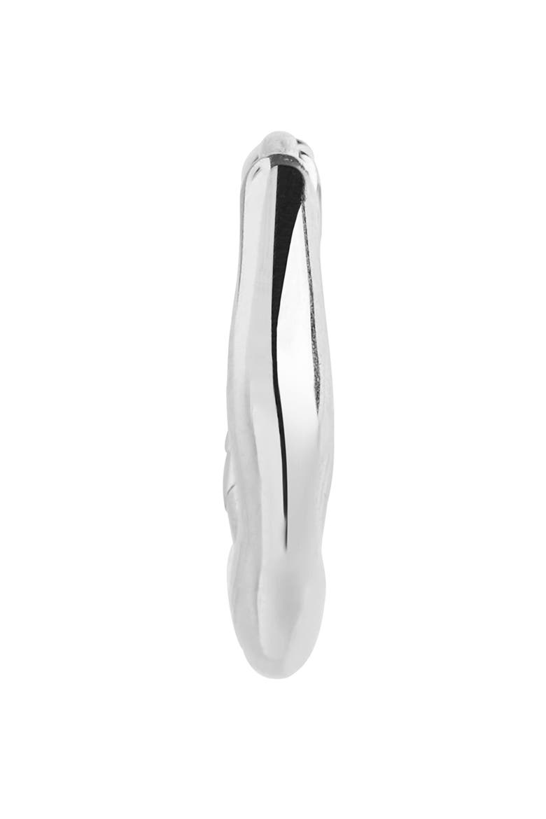 Fete Futuro Penso Huggie Hoop Earring, Alternate, color, SILVER
