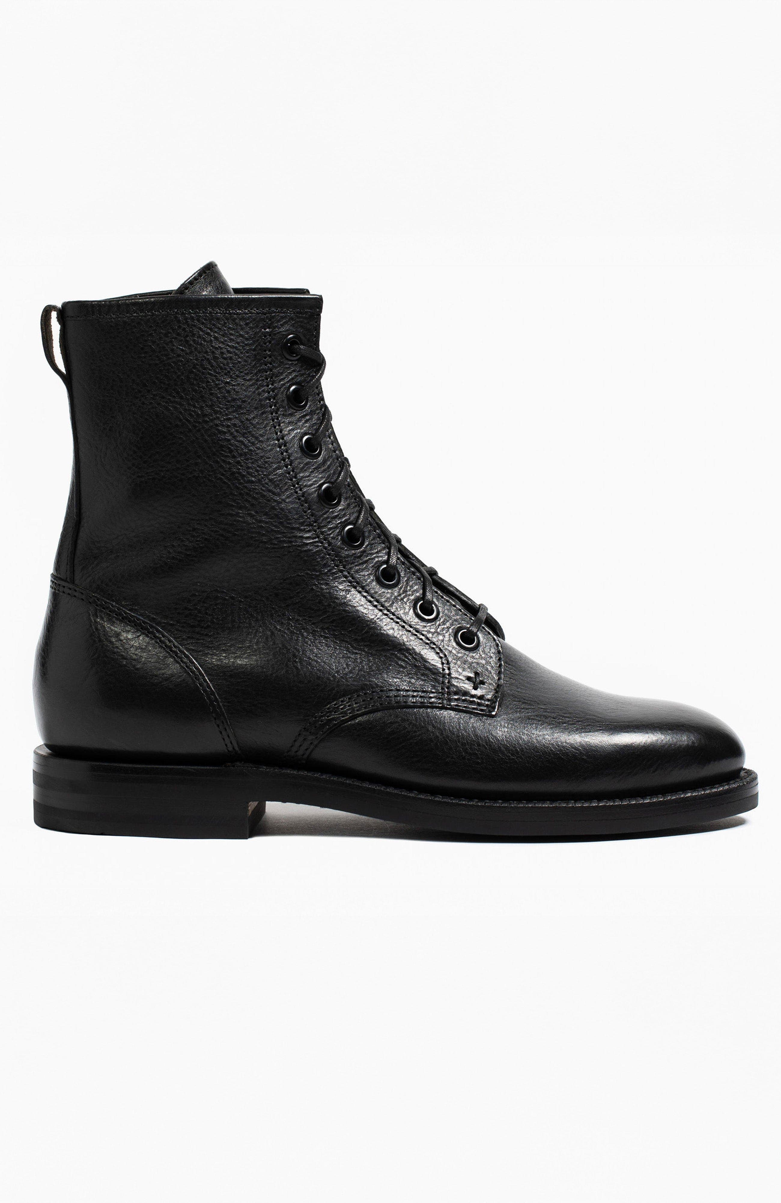 Grant Stone Combat Boot, Main, color, Nero