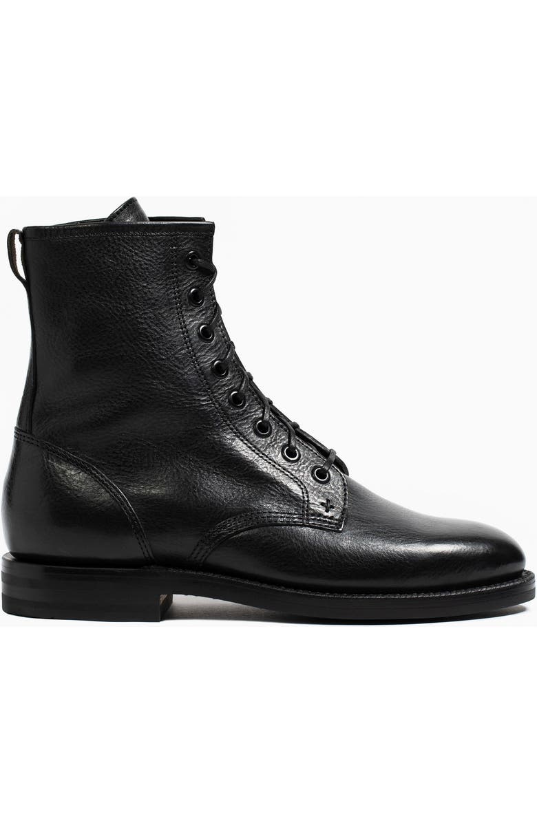 Grant Stone Combat Boot, Main, color, Nero