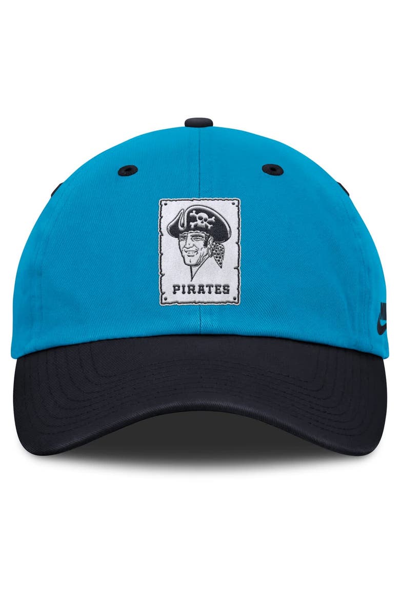 Men's Nike Blue/Navy Pittsburgh Pirates Neon 90s Club Adjustable Hat, Alternate, color, Blue