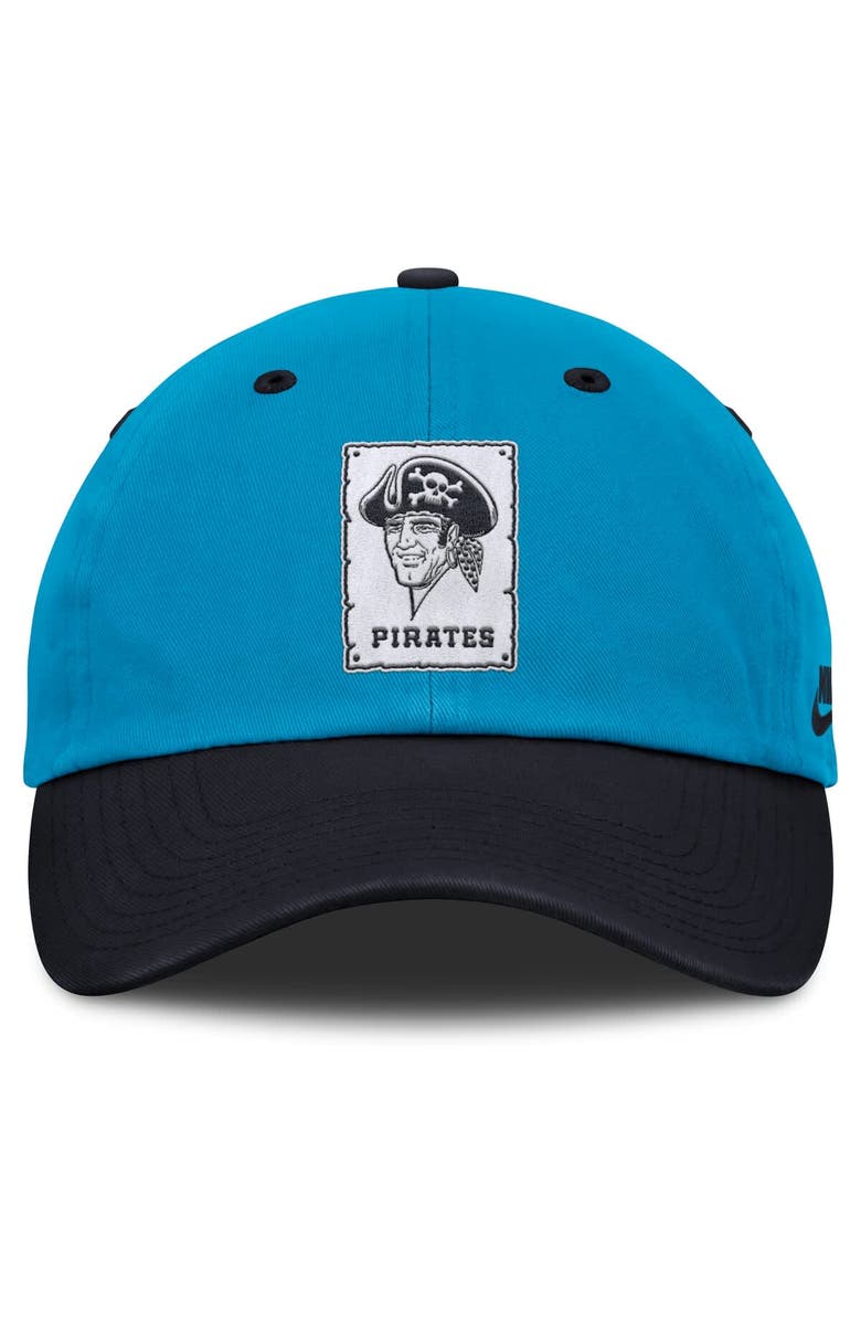 Nike Men's Nike Blue/Navy Pittsburgh Pirates Neon 90s Club Adjustable Hat, Alternate, color, Blue
