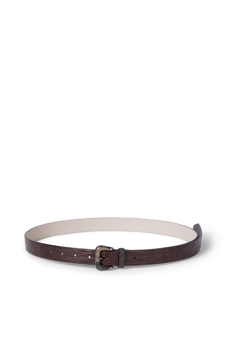 Calfskin belt, Main, color, Rust Brown