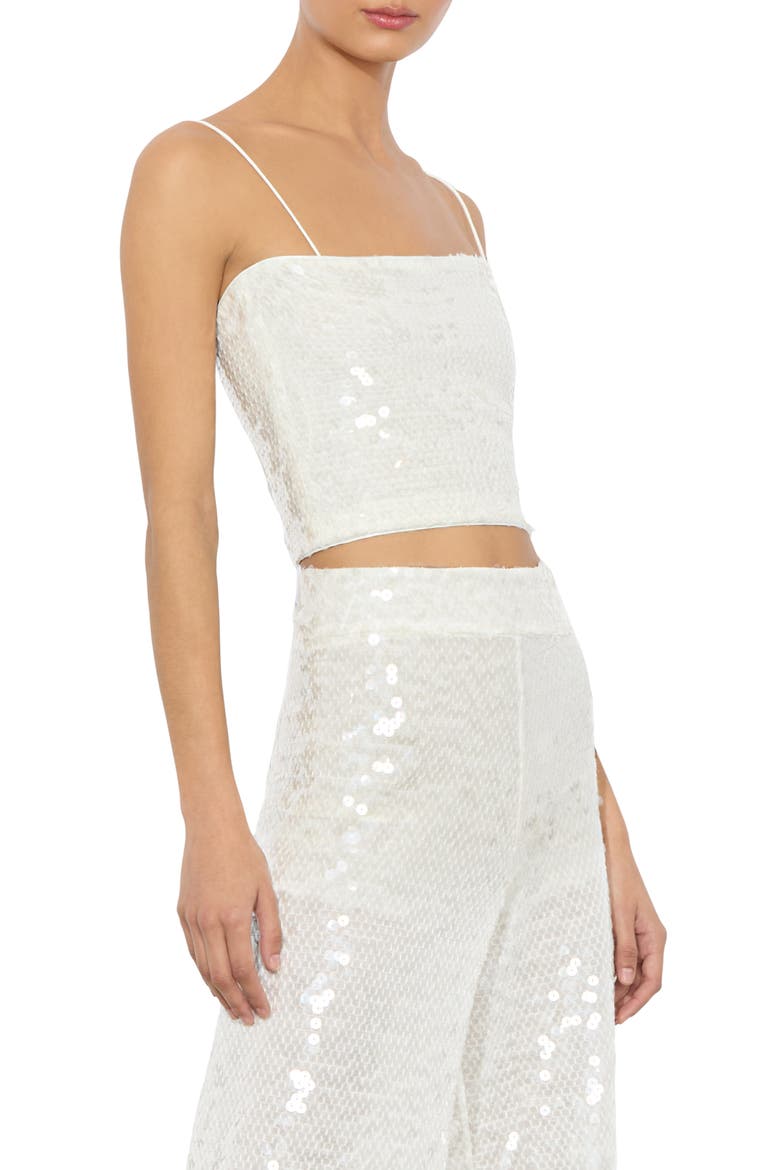 Ceresi Sequin Camisole, Alternate, color, OFF WHITE/ CLEAR