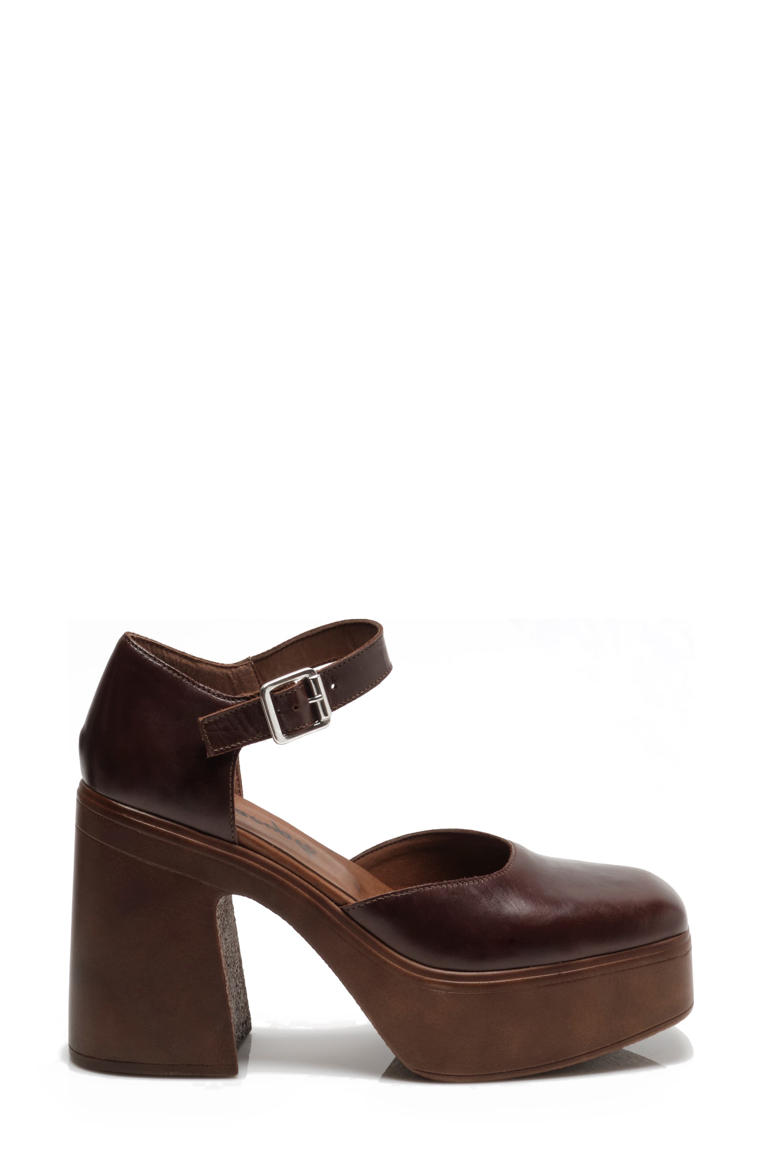 Gwen Mary Jane Platform Pump, Alternate, color, PECAN