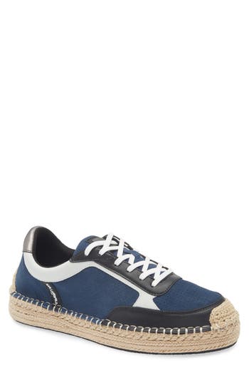 Karl Lagerfeld Paris Espadrille Sneaker In Blue