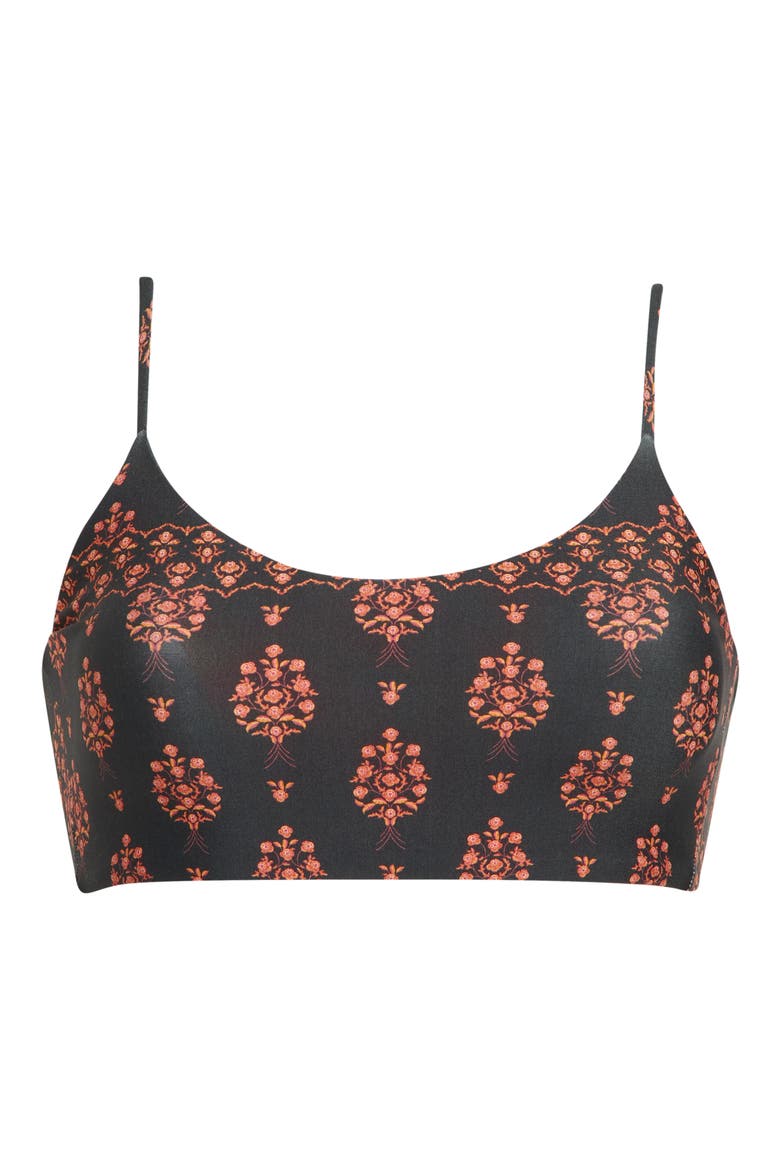 Ceci Reversible Bralette Bikini Top, Alternate, color, BLACK