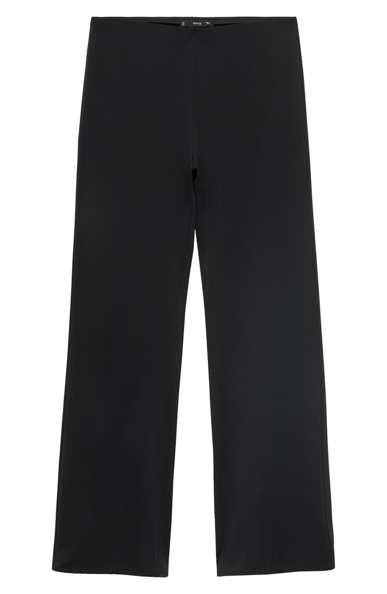 MANGO Straight Leg Pants, Alternate, color, Black