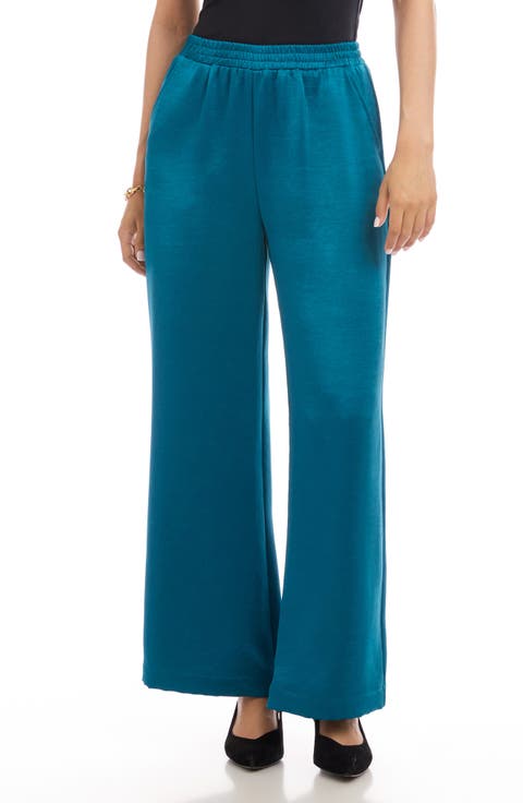 Wide Leg Satin Pants