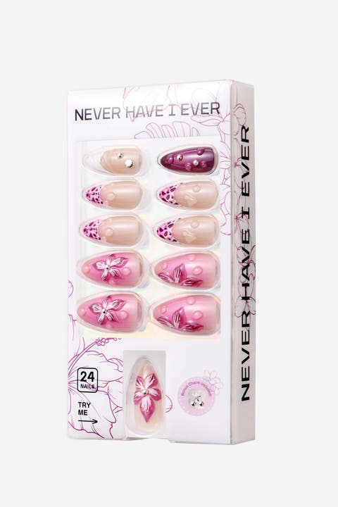 Island Girl Almond Press On Nails