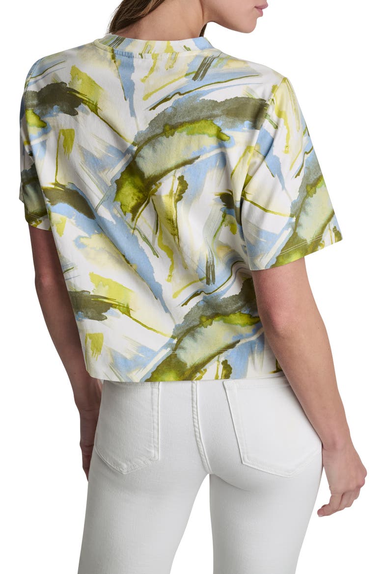 Studded Logo T-Shirt, Alternate, color, MARCH WATERCOLOR