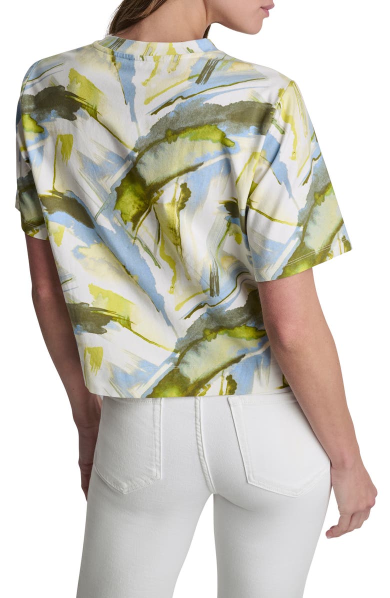 DKNY Studded Logo T-Shirt, Alternate, color, March Watercolor