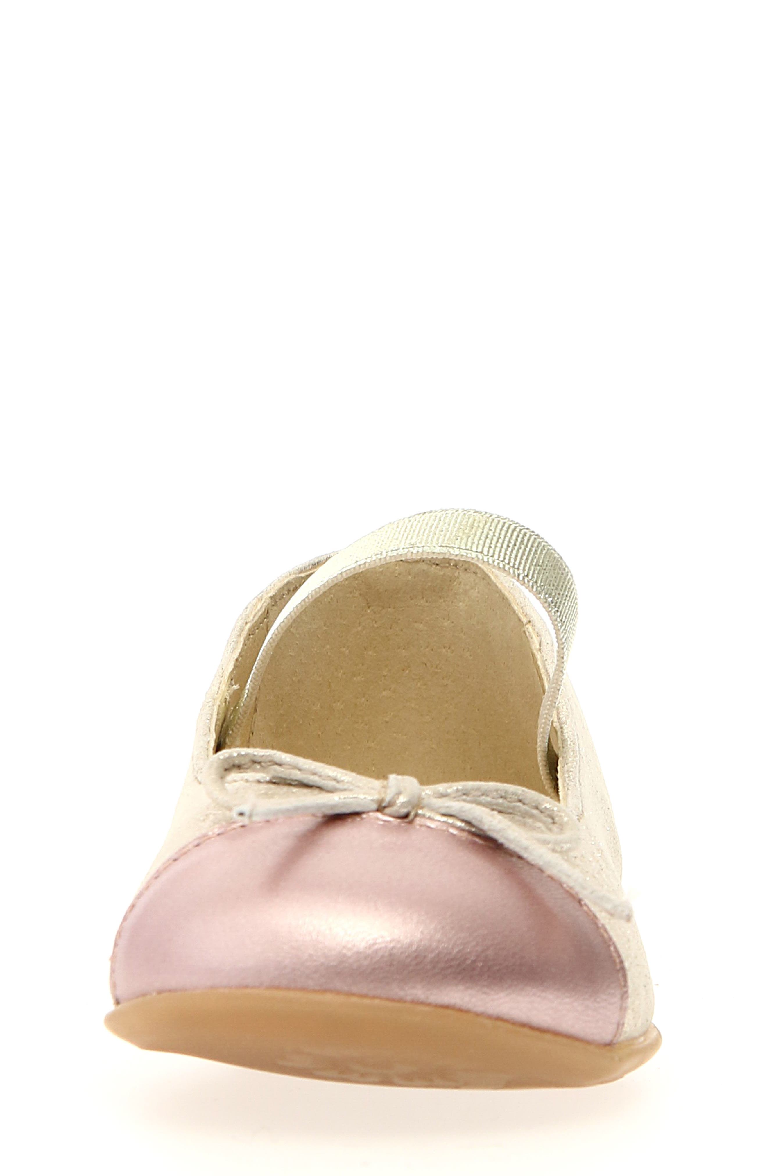 Naturino Kids' Croise Tip Ballet Flat, Alternate, color, 