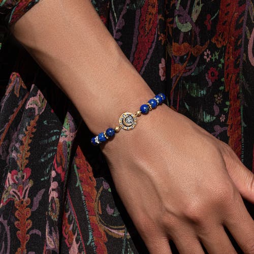 Karma And Luck Illuminating Energy In Blue/gold/silver
