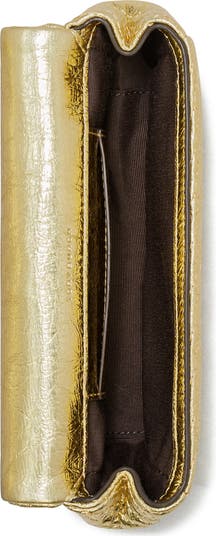 Mini Kira Moto Quilted Metallic Leather Convertible Shoulder Bag