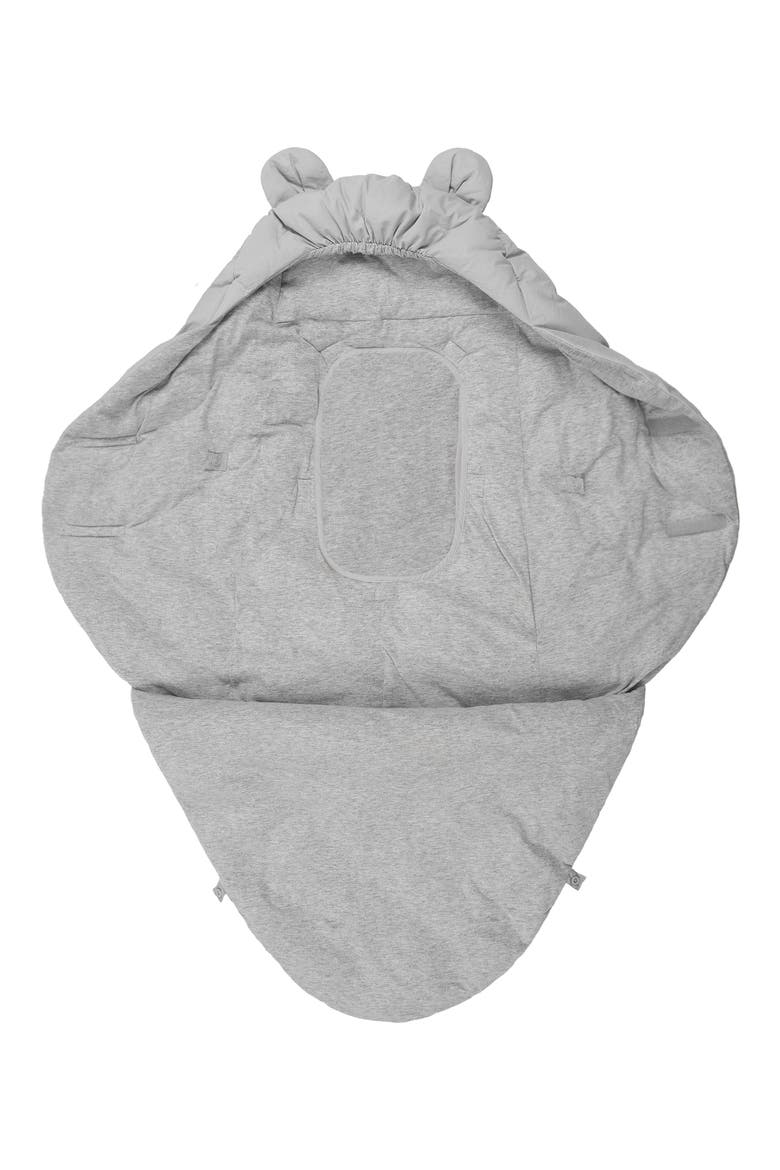 Nido Teddy Wrap Swaddle, Alternate, color, PEARL GREY