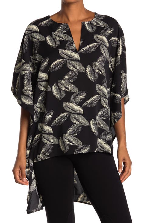 Feather Print Top