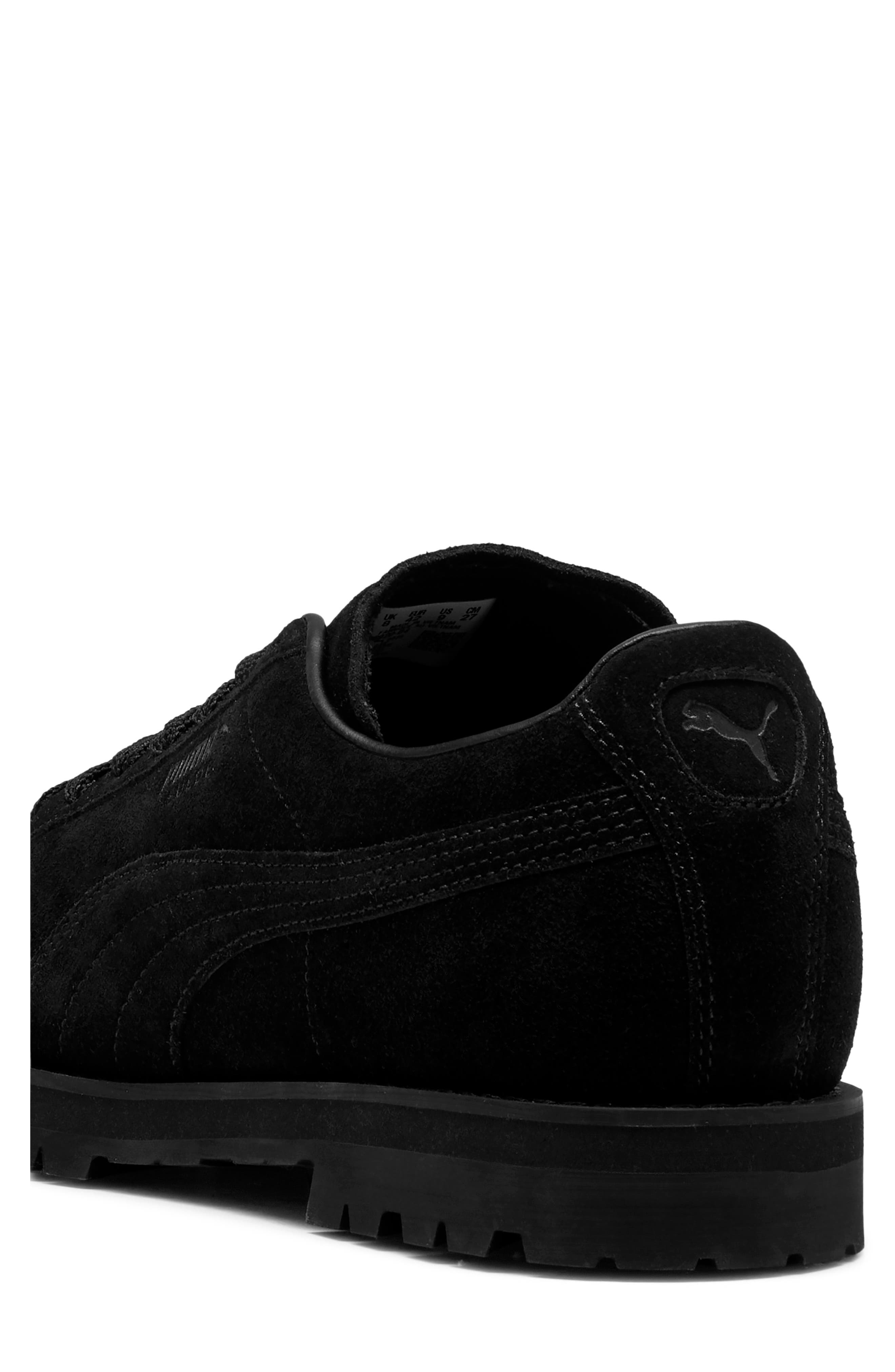 Suede Vibram Sneaker, Alternate, color, PUMA BLACK
