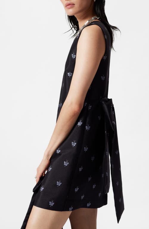& Other Stories Metallic Jacquard Shift Minidress In Dolce
