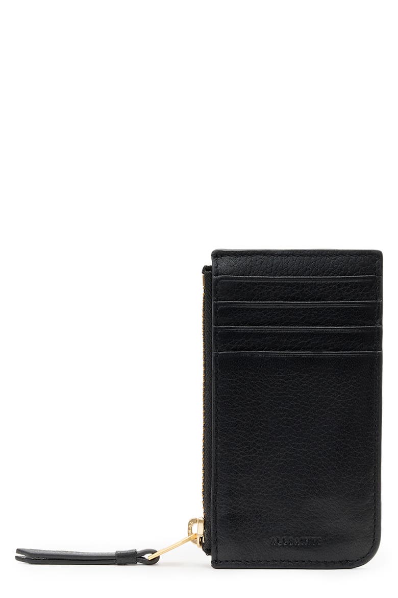 Marlborough Leather Wallet (Nordstrom Exclusive), Main, color, BLACK