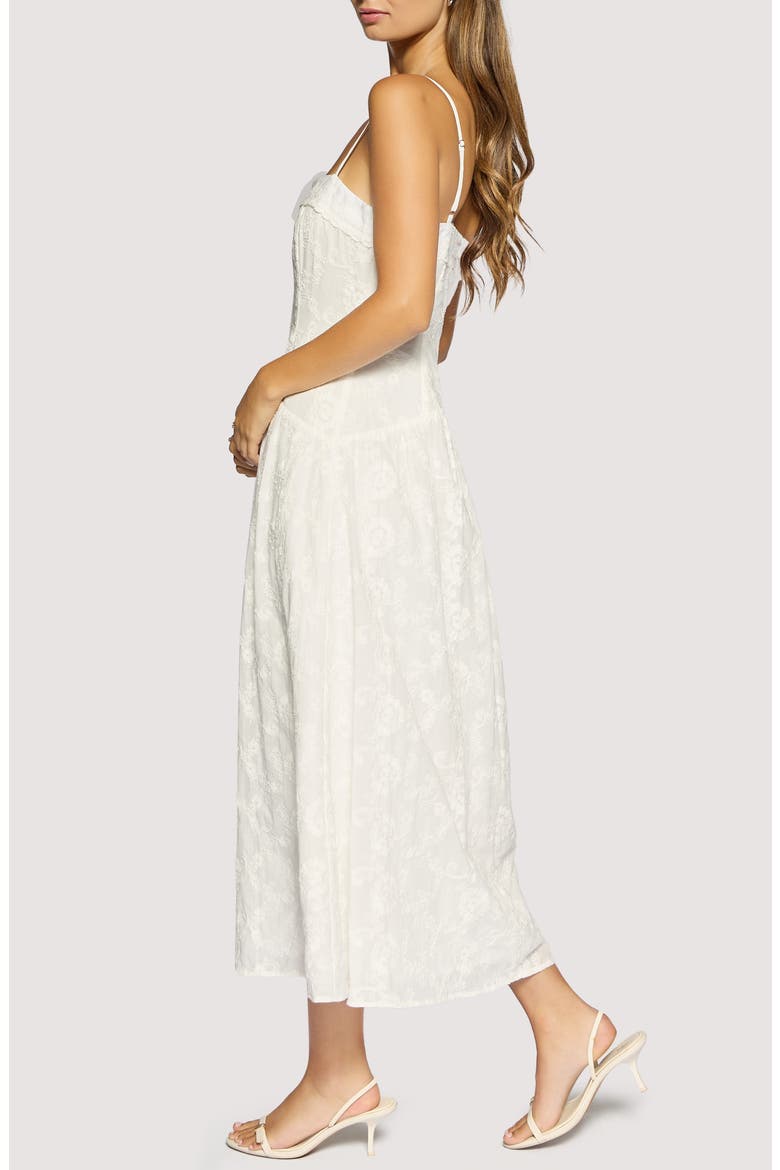Olympia Embroidered Sundress, Alternate, color, WHITE
