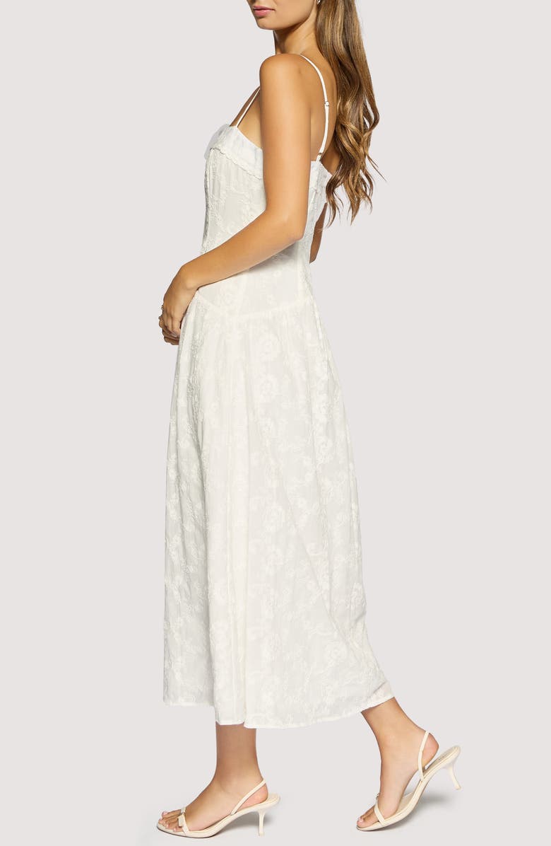 Lost + Wander Olympia Embroidered Sundress, Alternate, color, White