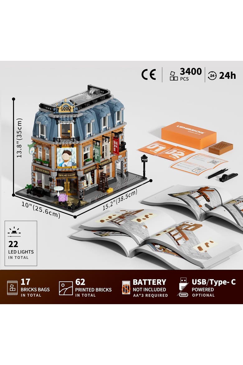 Visual Art Gallery Lighting Building Set Model CT3400A, Alternate, color, Multicolor