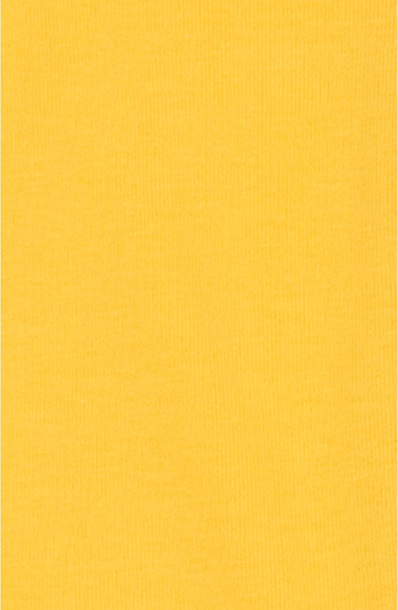 Leveret Kids Two-Piece Solid Cotton Matching Family Pajamas, Alternate, color, Yellow