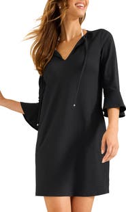 Tommy Bahama Island Cays Flounce Sleeve Cover-Up Dress