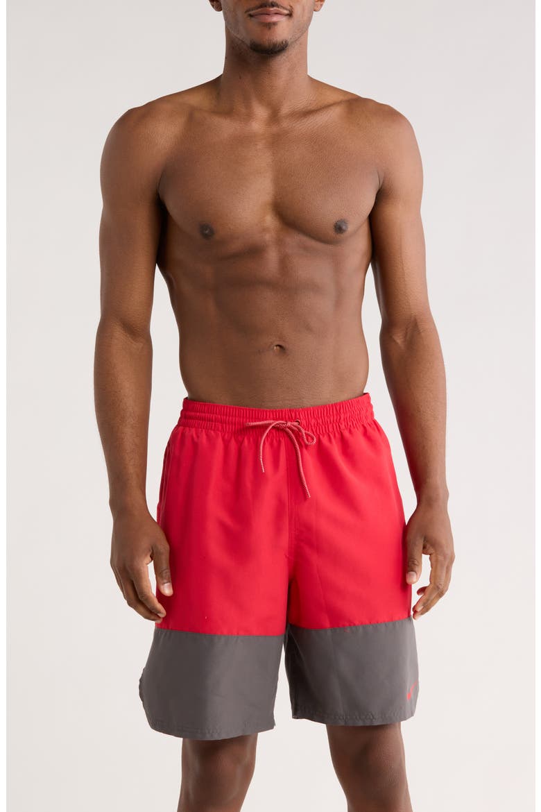 9-Inch Volley Shorts, Main, color, UNIVERSITY RED