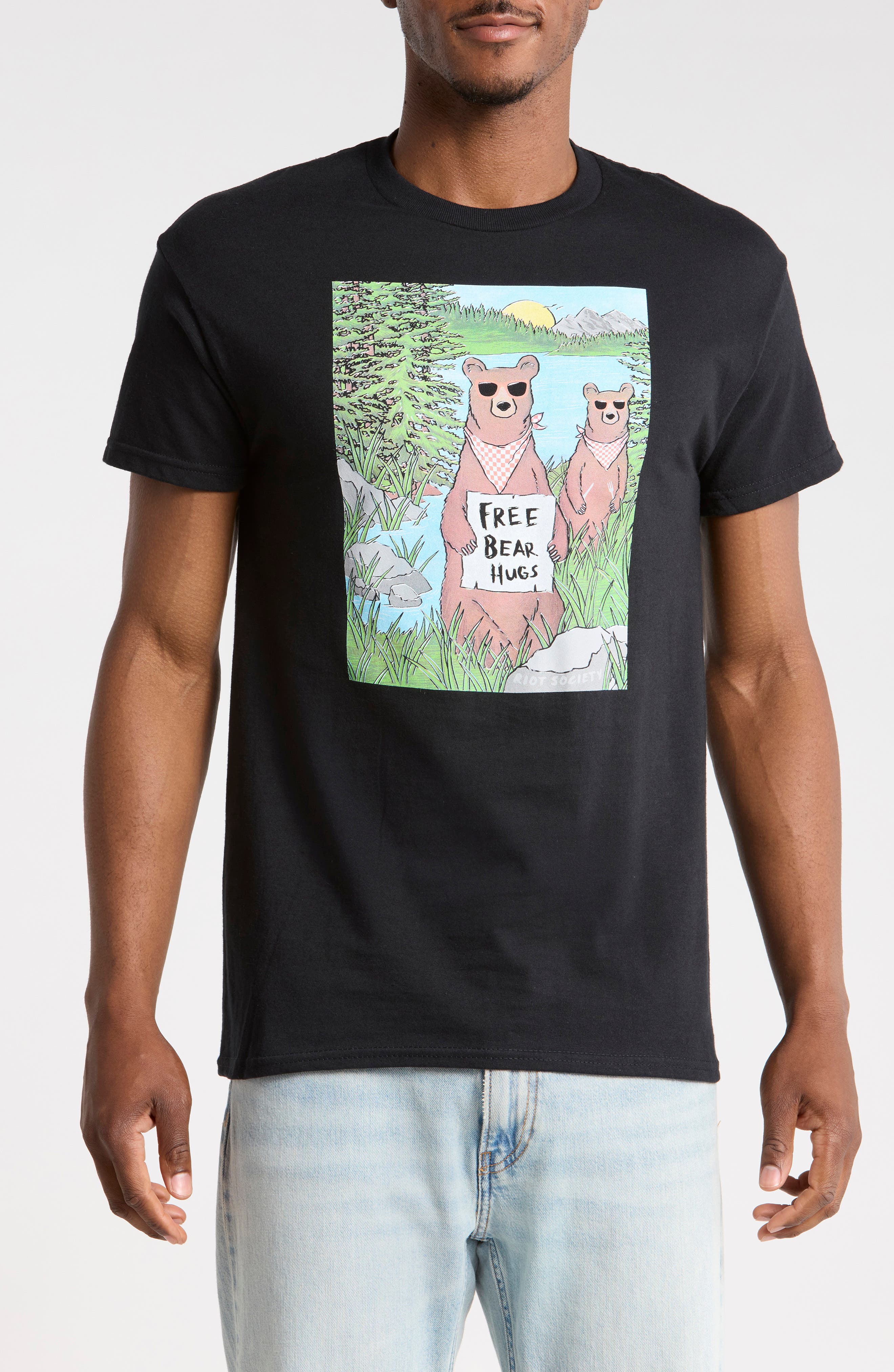 Free Bear Hugs Graphic T-sHIRT