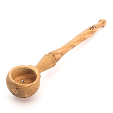 France Olive Wood Handcrafted Olive Serving Spoon