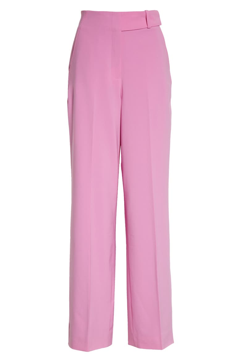 Jonathan Simkhai Sunny Twill Trousers, Alternate, color, ORCHID