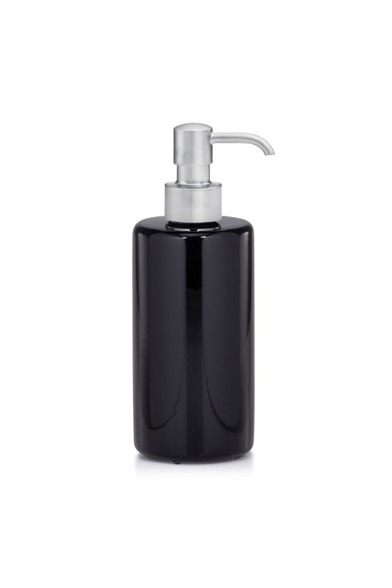 Domus Gloss Pump Dispenser, Main, color, BLACK-Sat Nick