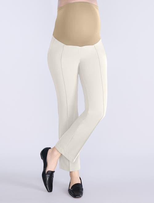Motherhood Maternity Mia Secret Fit Over The Belly Slim Straight Leg Pant In Green