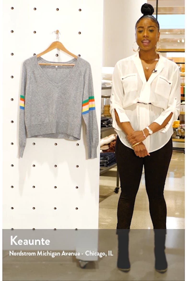 Hazel Rainbow Stripe Sweater video