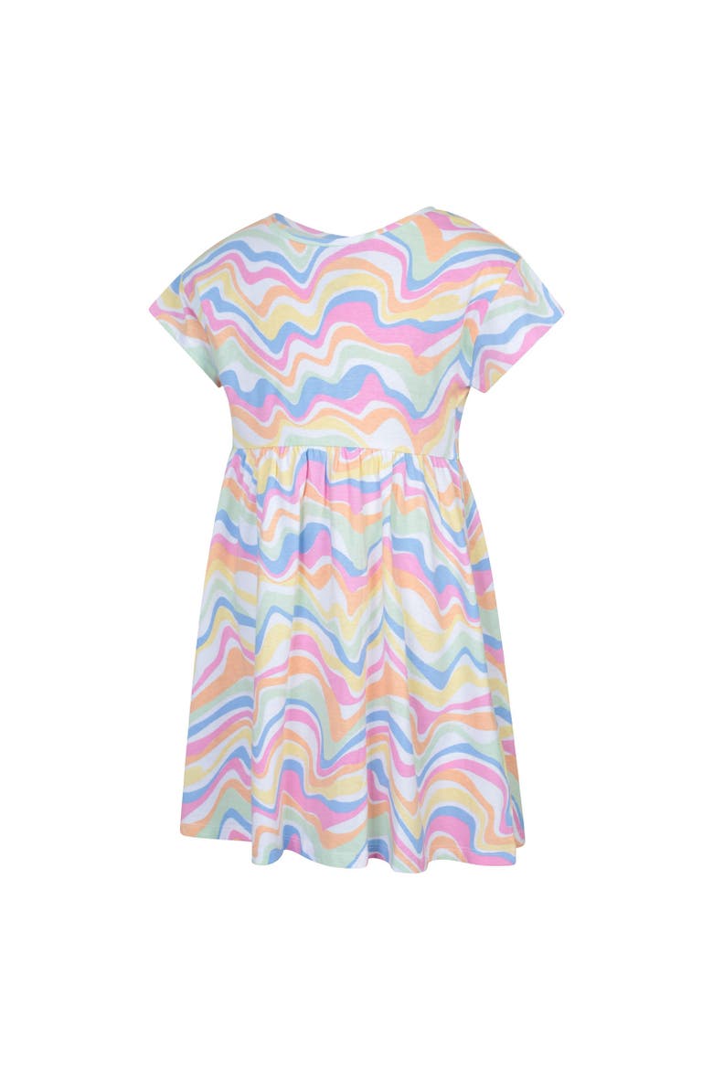 Childrens/Kids Mountain Essentials Lora Wave Pattern Dress, Alternate, color, Light Purple