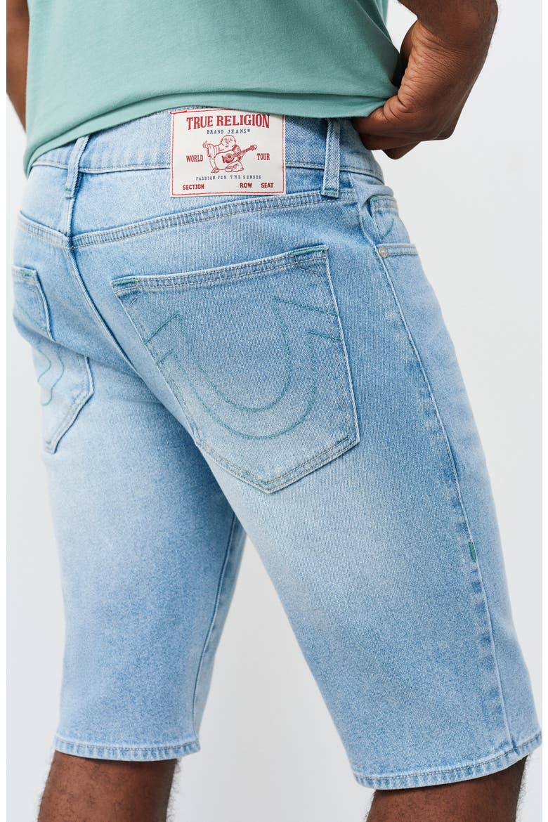 Rocco Denim Shorts, Alternate, color, LIGHT BLUE SUEDE WASH