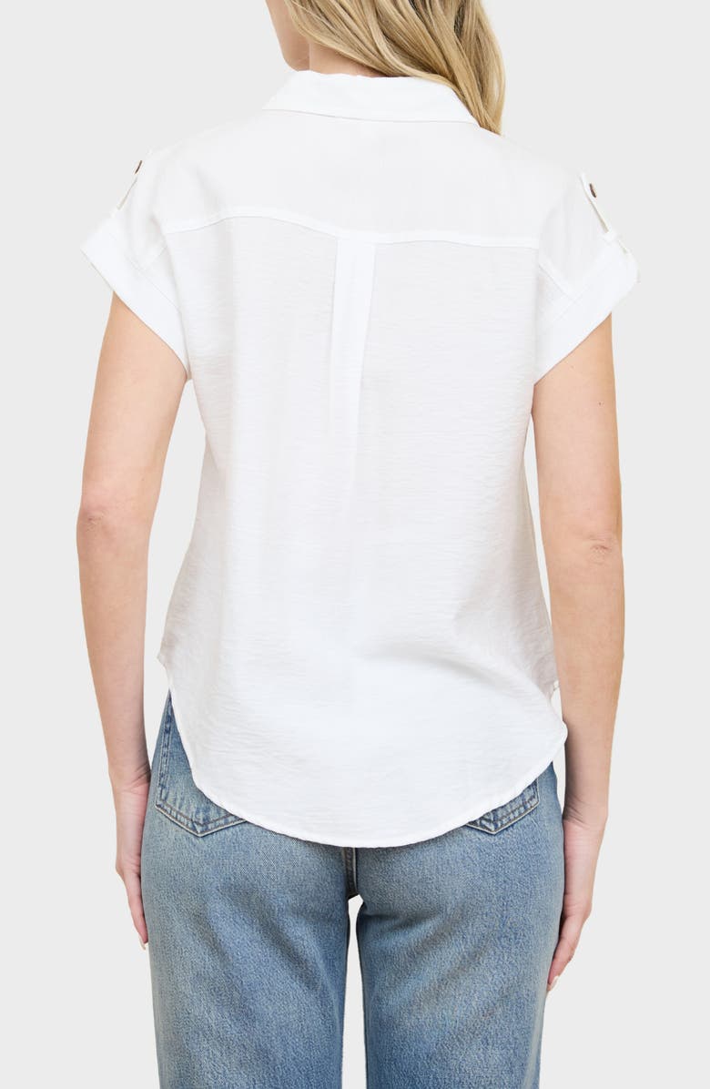 Blu Pepper Short Sleeve Button-Up Shirt, Alternate, color, 