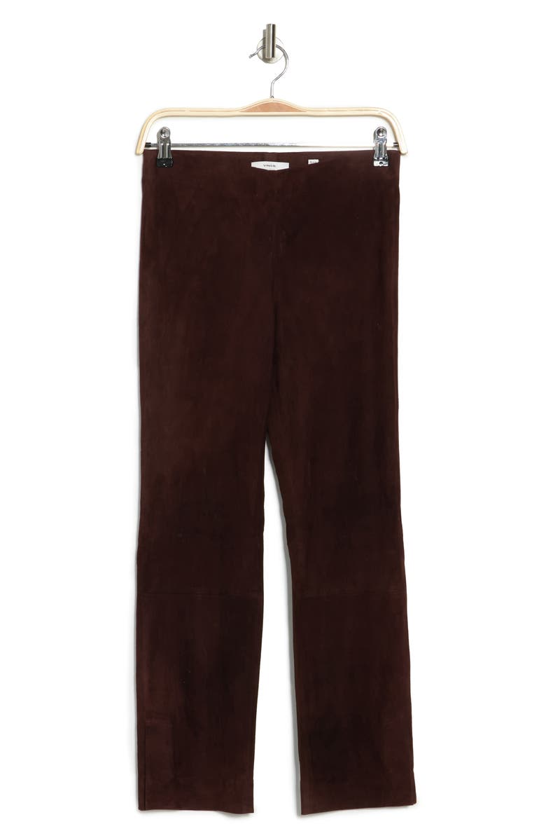 Vince Stretch Suede Crop Pants, Alternate, color, 