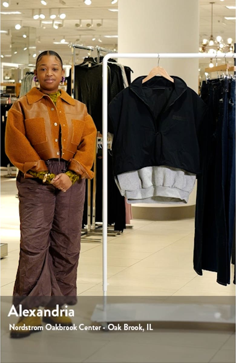 Half Zip Fleece & Nylon Vest, sales video thumbnail