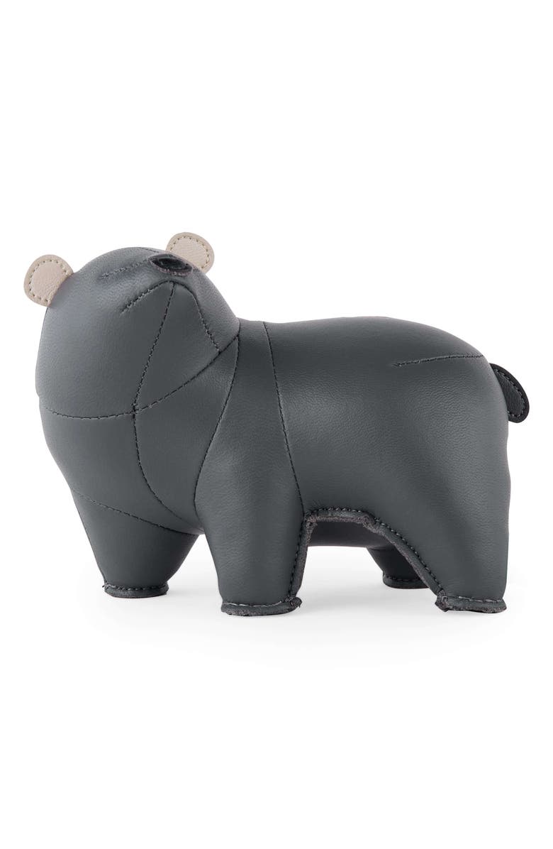 Zuny Bear Bero Paperweight, Alternate, color, Dark Gray Wheat