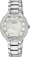 GEVRIL Lugano Diamond Bracelet Watch, 35mm