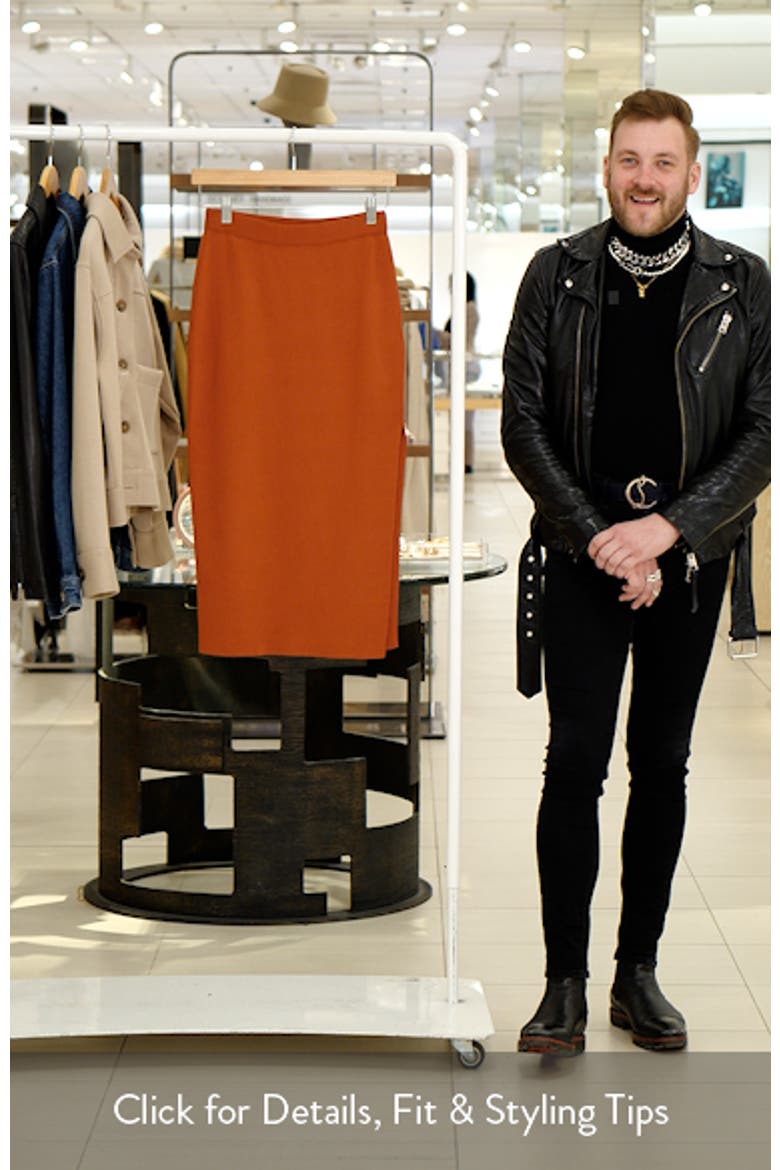 Side Slit Midi Skirt video