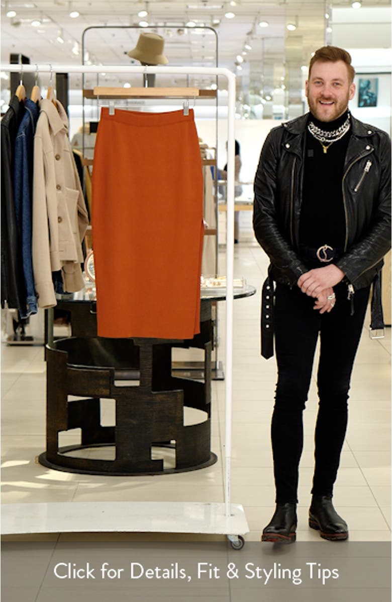 Side Slit Midi Skirt, sales video thumbnail