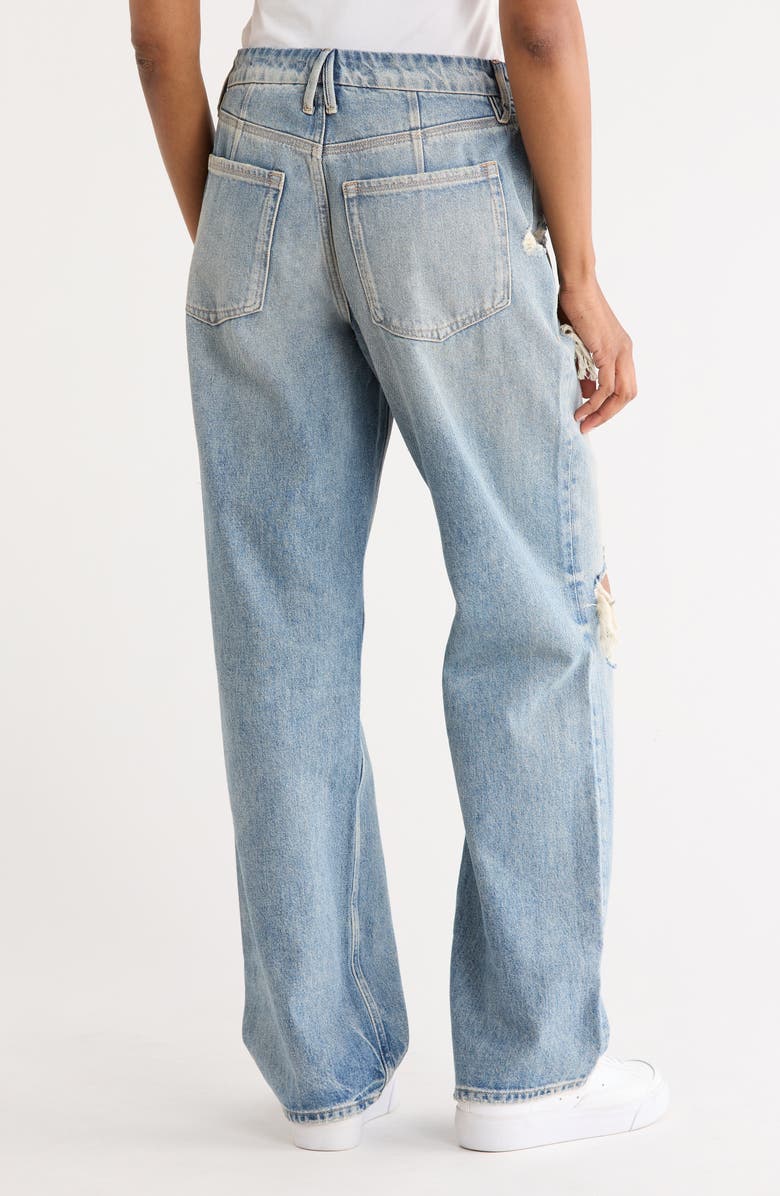 Good American Good '90s Relaxed Jeans, Alternate, color, Indigo962