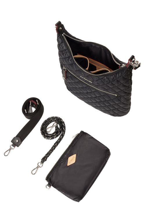 Mz Wallace Crosby Sienna Quilted Nylon Shoulder Bag