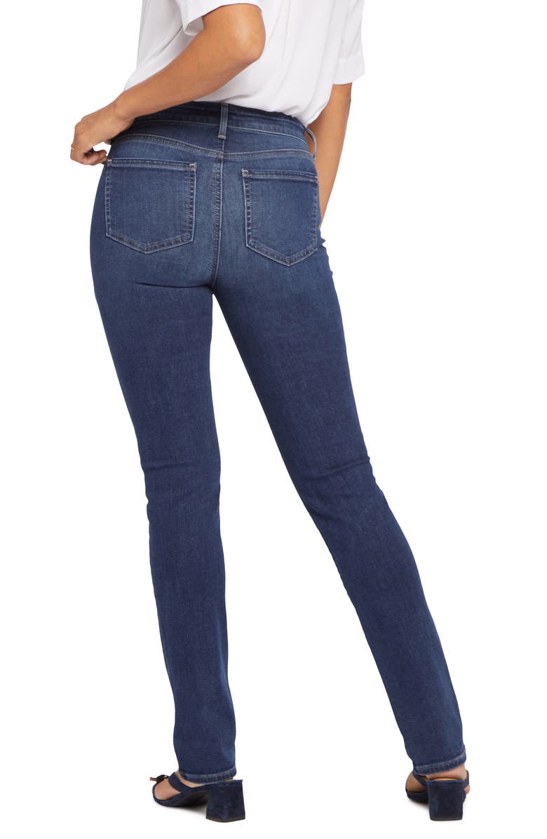 NYDJ Sheri Slim Straight Leg Jeans, Alternate, color, Crockett